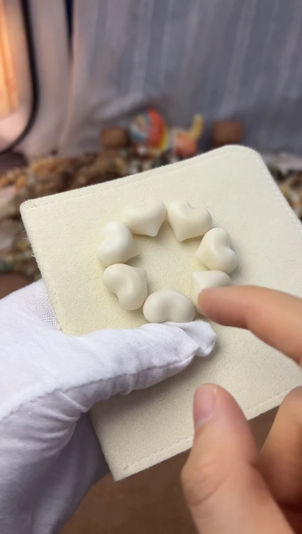 菩提根/象牙果手串18.8左右牙果爱心小手捻0807