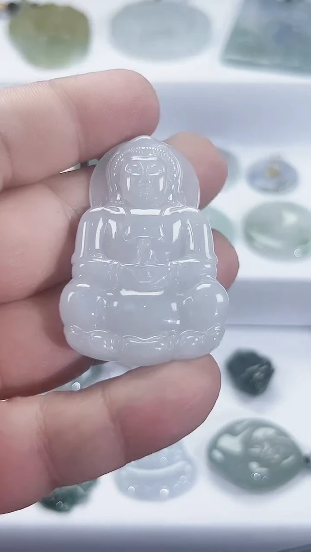 颈饰未镶嵌翡翠天然缅甸A货翡翠