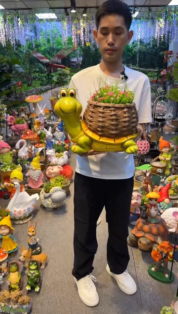 无花朵花园庭院摆件&00&