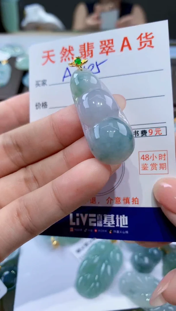 颈饰未镶嵌翡翠天然翡翠A货挂件