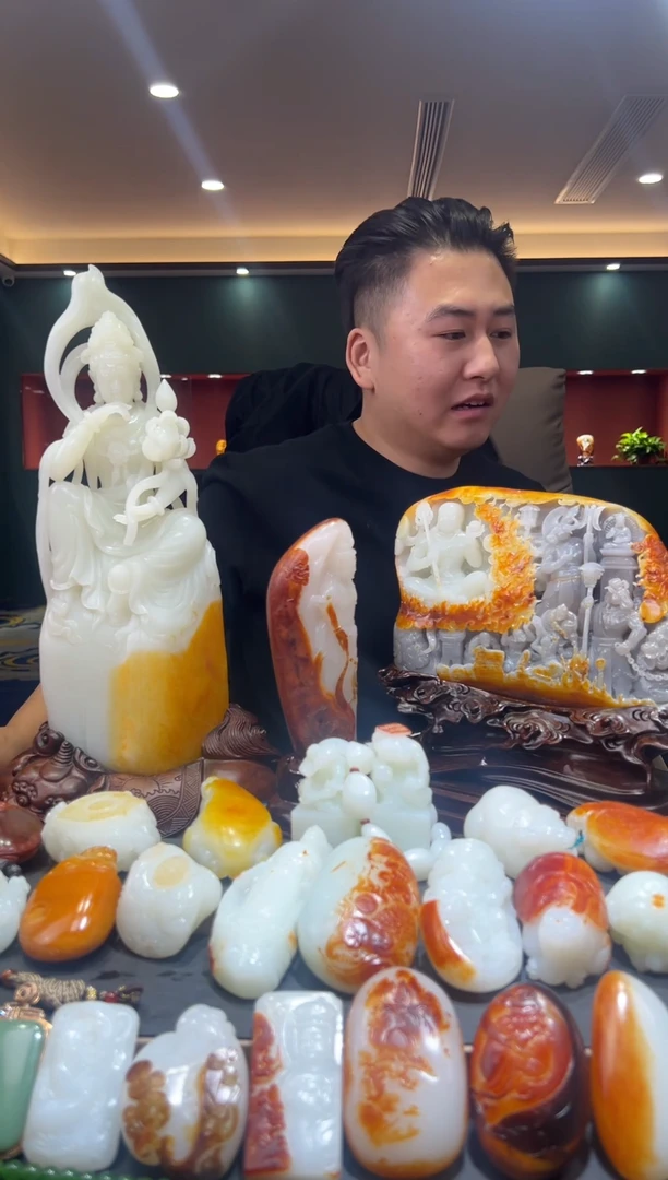 未镶嵌和田玉把件繁*和田玉