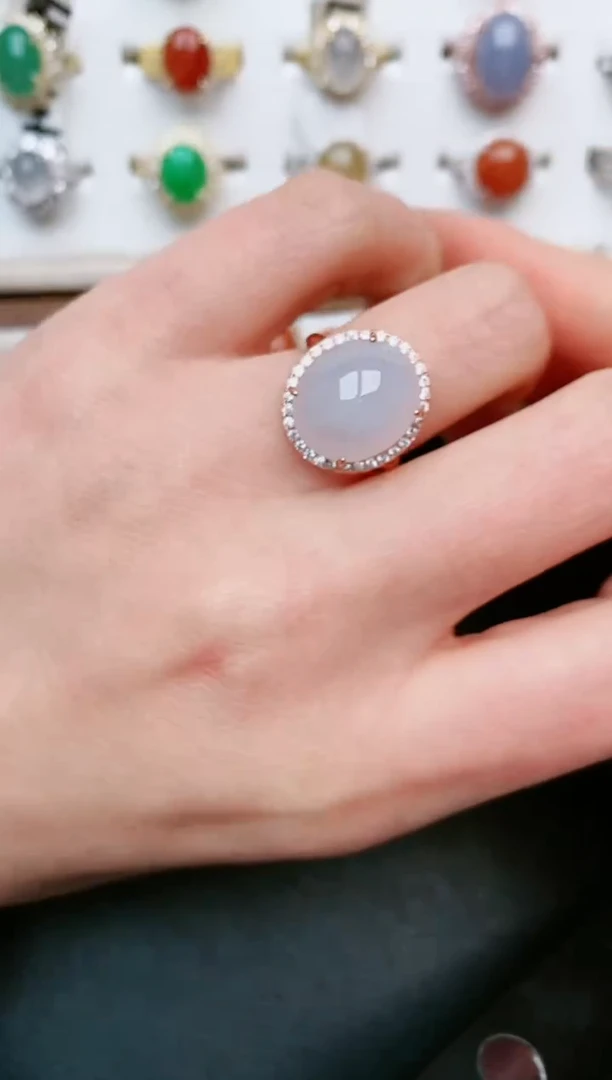 【闪购商品】翡翠戒指银S925镶嵌.....