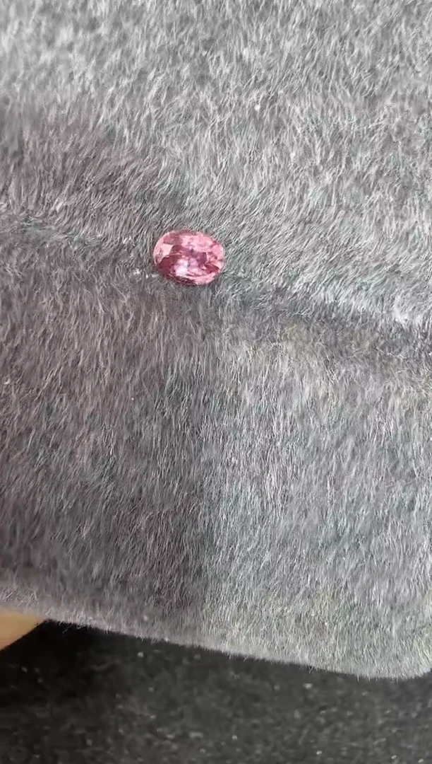 未镶嵌定制定制蓝宝石天然莲花色0.35克拉帕帕拉恰国际证书