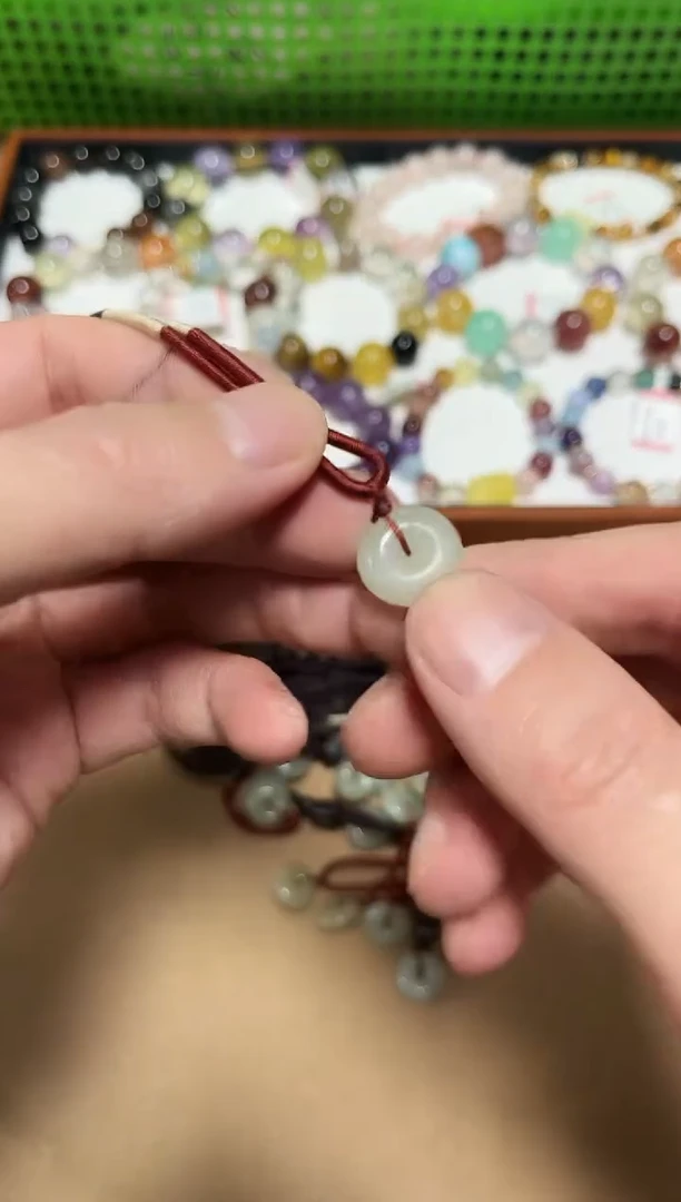 未镶嵌手链水晶21-16和田玉平安扣吊坠