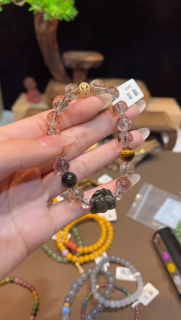 【闪购商品】水晶手链未镶嵌手饰@@E6428