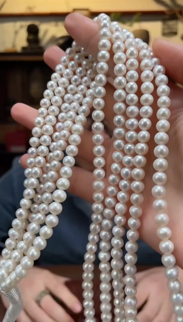 【闪购商品】淡水珍珠项链未镶嵌珍珠项链ZD多样性发一