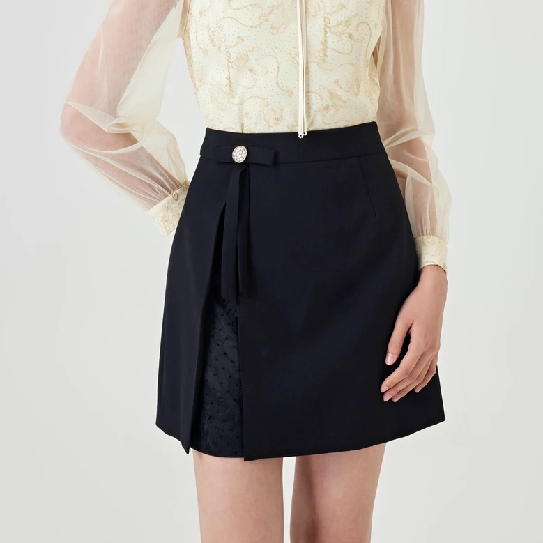 【佐色】气质百搭俏皮半身裙（123629631）