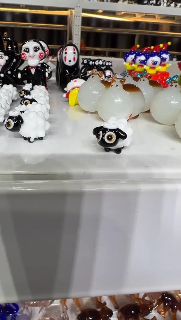 手工艺品琉璃小羊肖恩