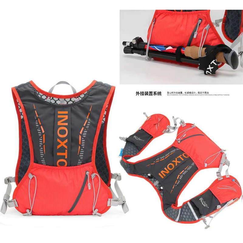 INOXTO/鹰图5升轻便透气骑行越野跑步包徒步休闲登山户外双肩包