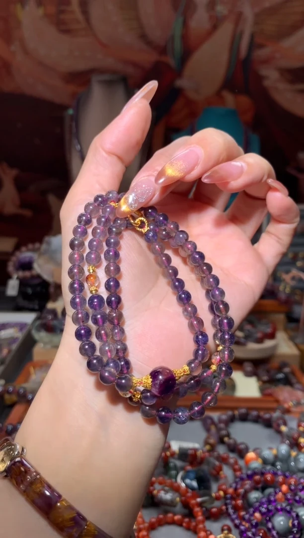 未镶嵌堇青石项链血滴堇青万能链多样性发其1