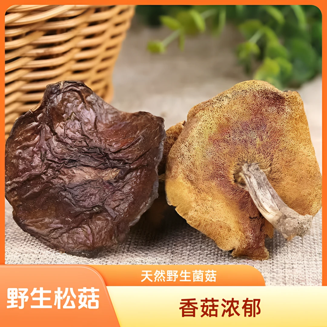 正宗野生松蘑干货蛾子可炖鸡炖肉煲汤菌菇粘团子松蘑菇香菇松树菌