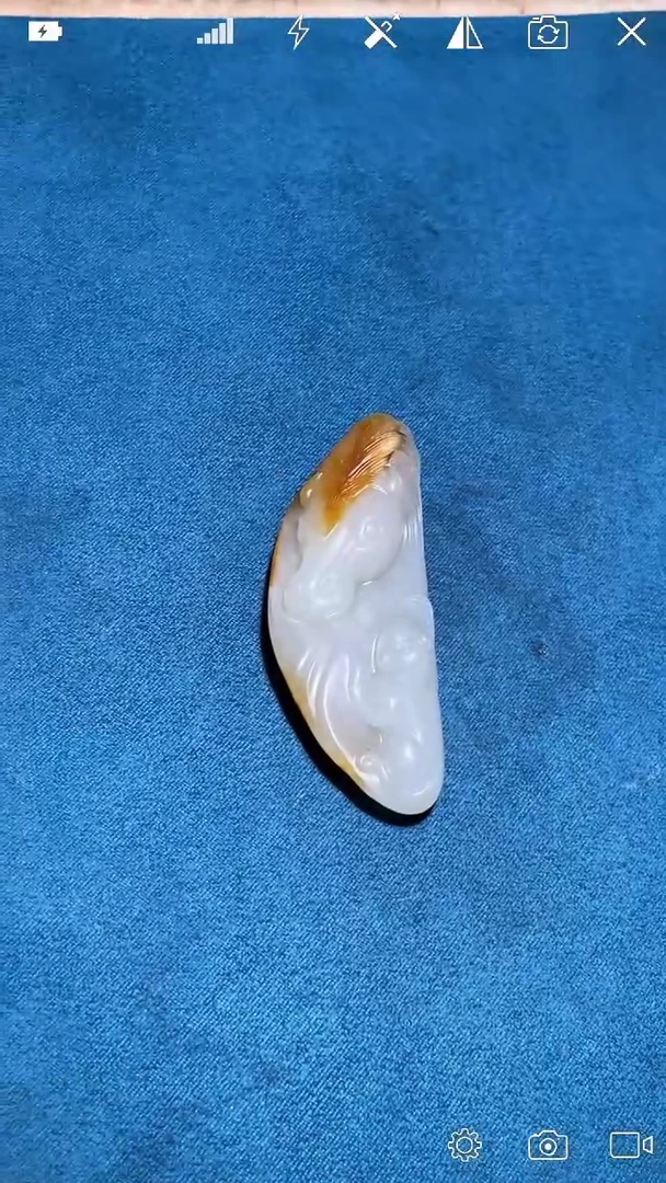 和田玉未镶嵌挂件BH1160马上封侯吊坠