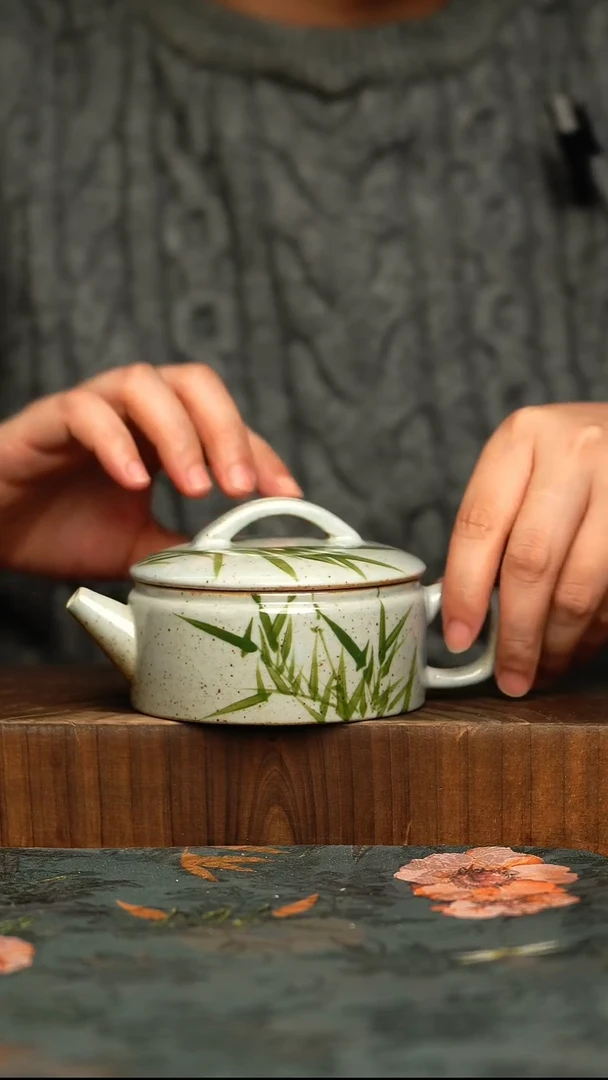 杯釉下彩手工手绘同款陶器