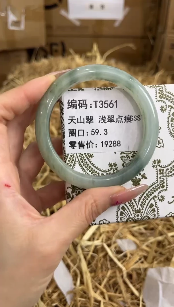 未镶嵌手镯石英质玉T3561