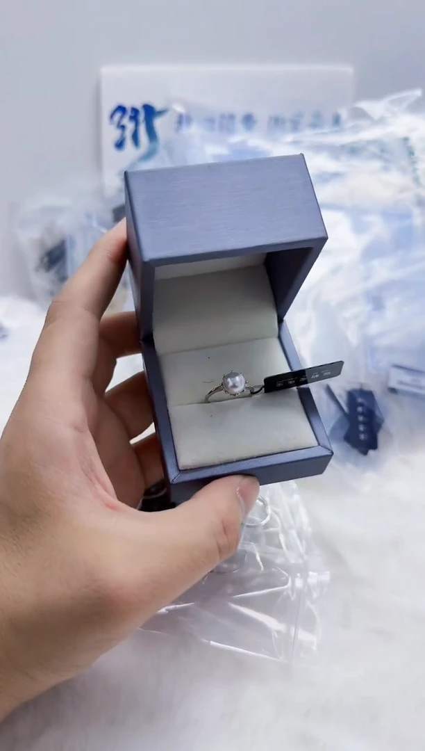 银S925镶嵌海水珍珠DA珍珠 a817