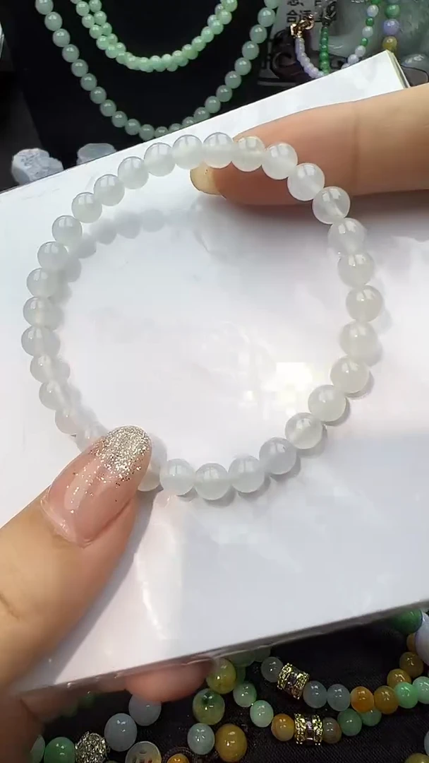 未镶嵌手串翡翠玉珠