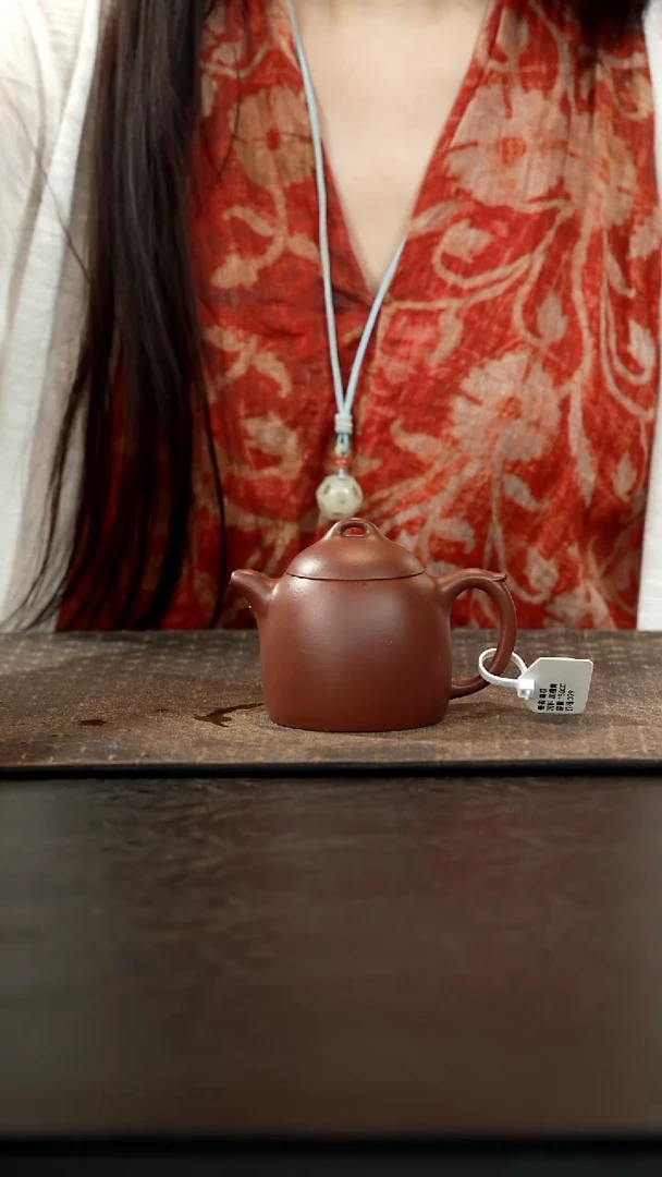 茶壶紫砂底槽青秦权壶150cc