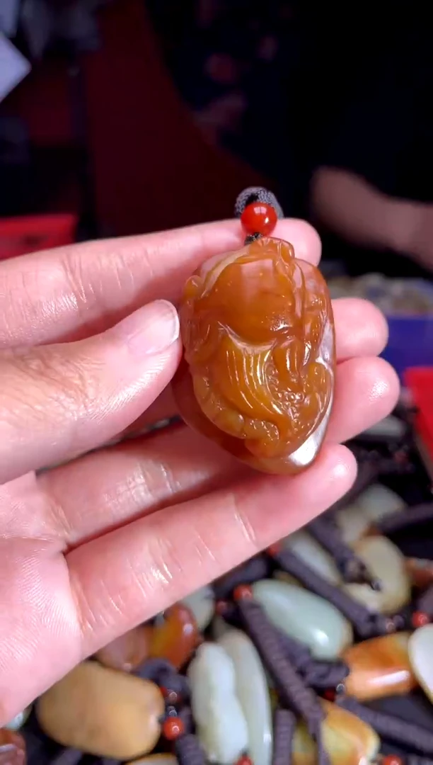 和田玉未镶嵌挂件1