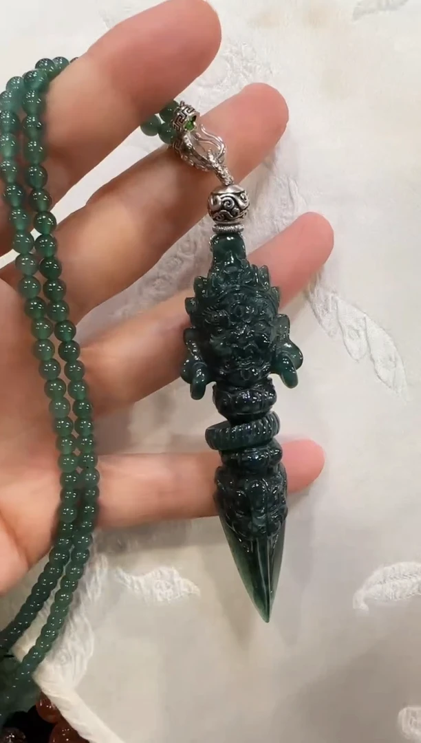颈饰未镶嵌翡翠国风