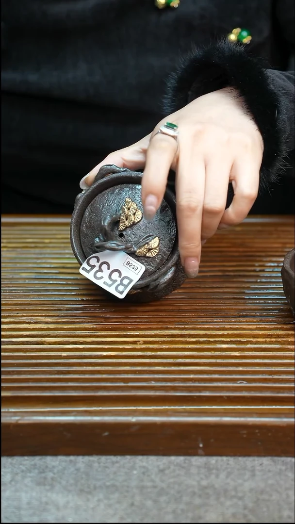 万古烧粗陶手工手做茶具