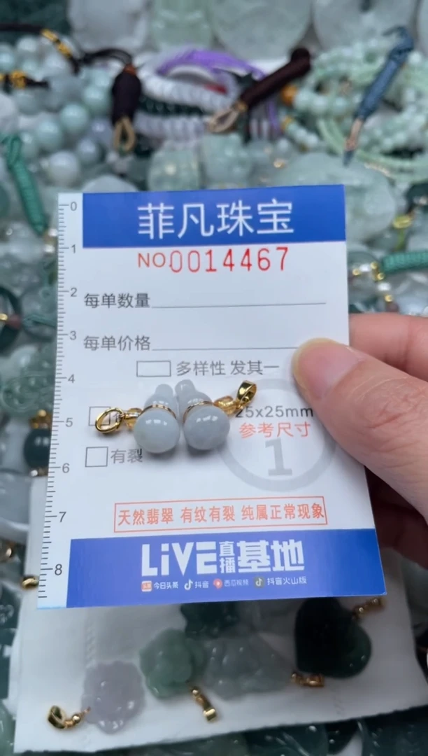 颈饰未镶嵌翡翠14467