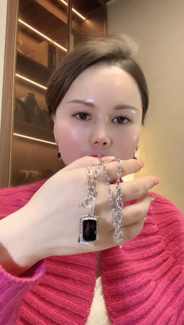 【闪购商品】翡翠套链18K金镶嵌D70 翡翠