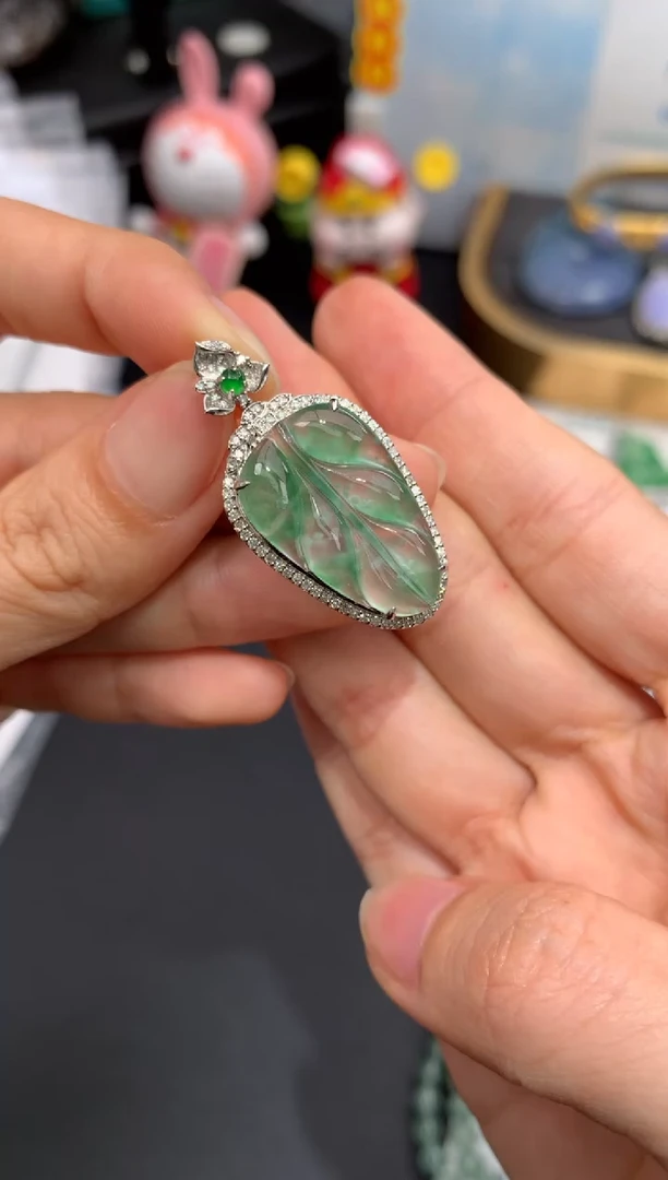 定制翡翠18K金镶嵌模式推广期48小时鉴赏期
