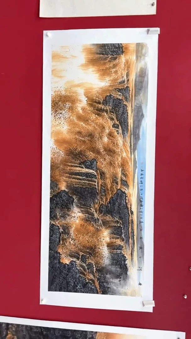 国画国画绘画山水花鸟
