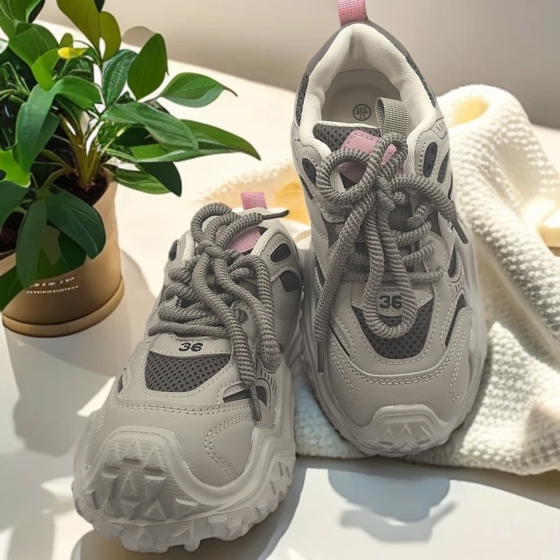 EVA超轻防滑大底女套楦透气运动鞋百搭女款女士春季透气跑鞋