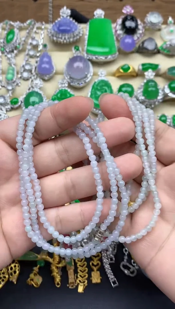 翡翠未镶嵌颈饰260-春日珠宝多样性（发其一）