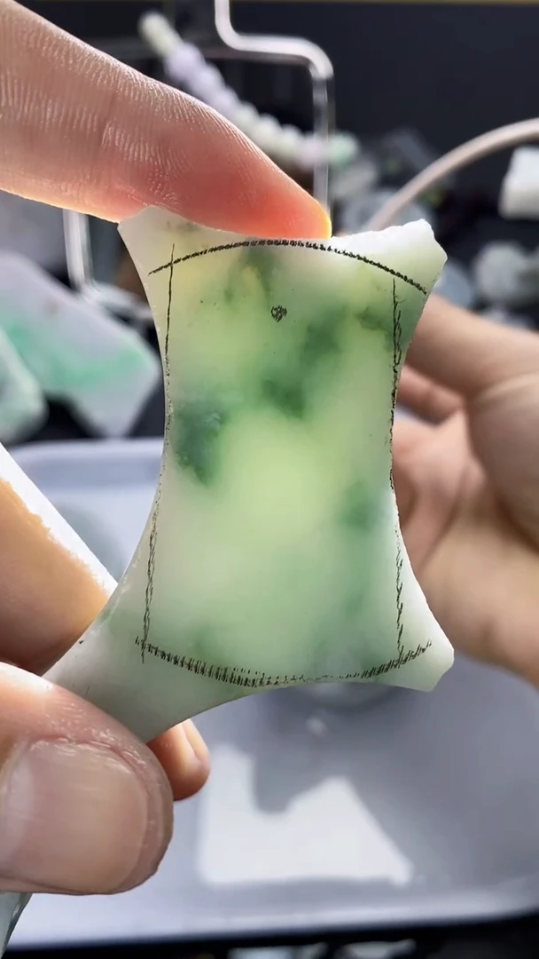 裸石翡翠缅甸A货【海】A20