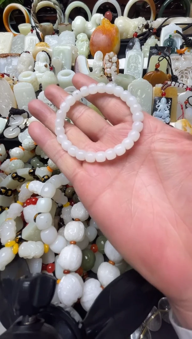 未镶嵌手串和田玉手串