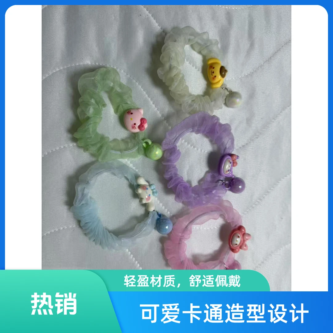 休闲风ins皮筋甜美慵懒风城市游牧风儿童可爱