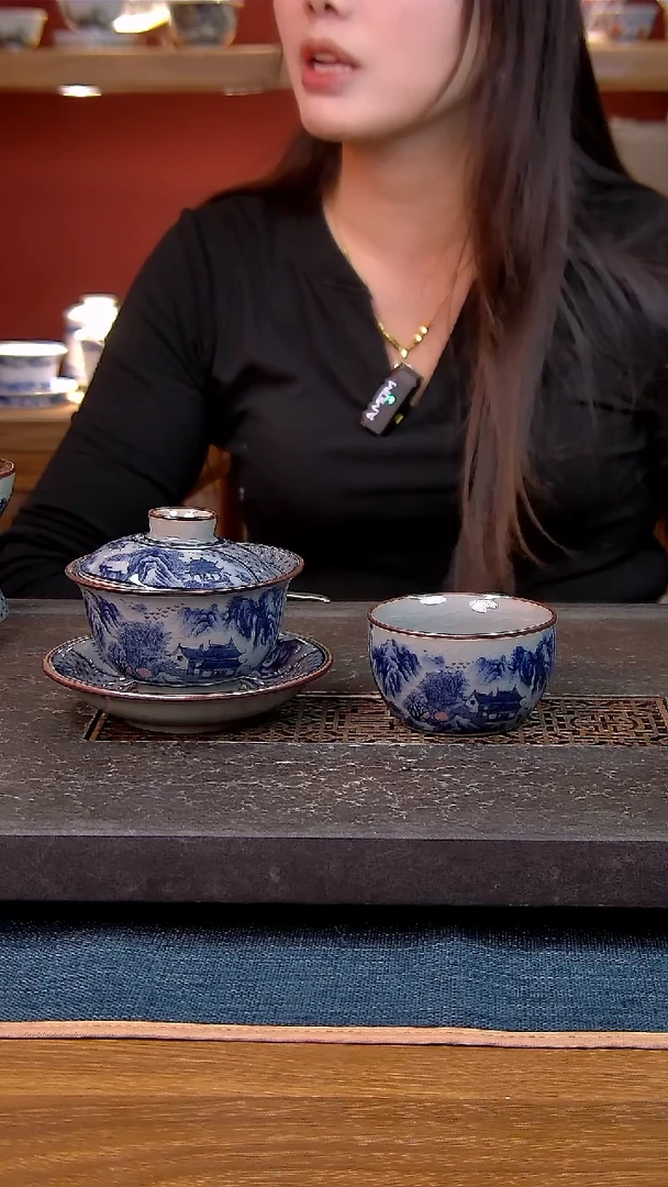 简装家用款2件套 老陶泥开片纹陶瓷茶具