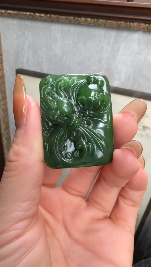 颈饰未镶嵌和田玉105海珠12.18多样性拍一发一