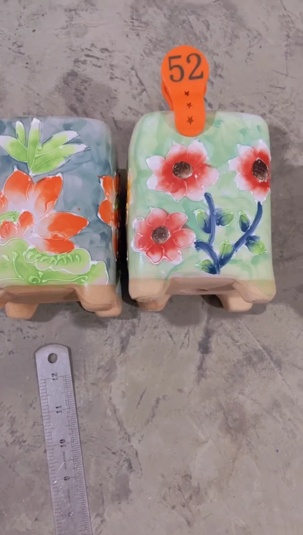 摆件52陶花岛多肉陶瓷花盆罐——微瑕