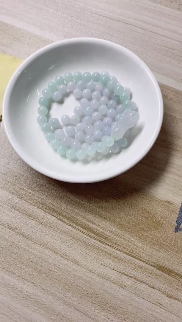 翡翠未镶嵌颈饰英*15天然缅甸翡翠A货分3单