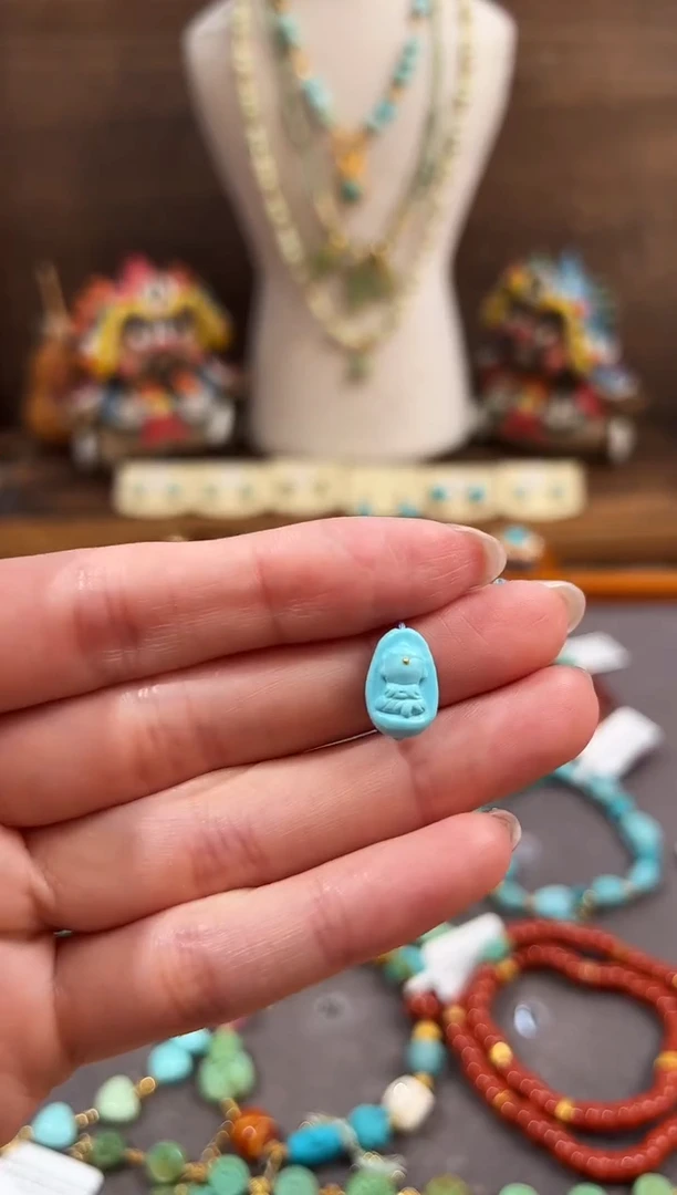 绿松石未镶嵌配饰绿松石配饰