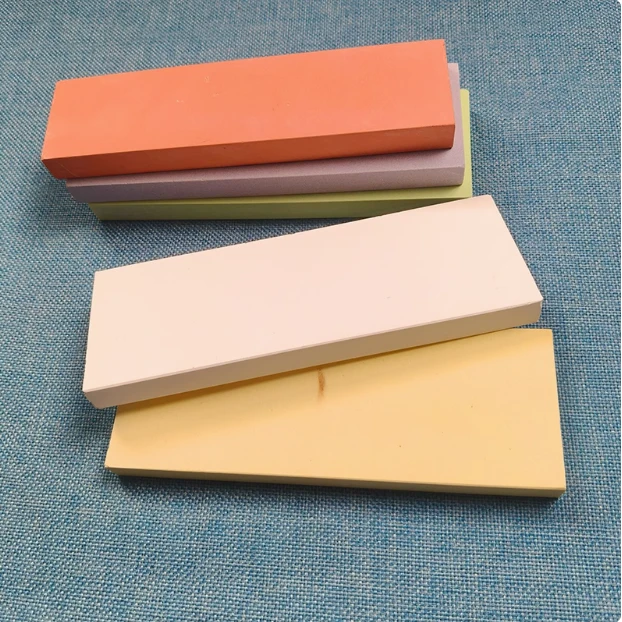 家用磨刀石厨房磨刀石油石砥石双面磨石带竹底座套装单面瑕疵混装