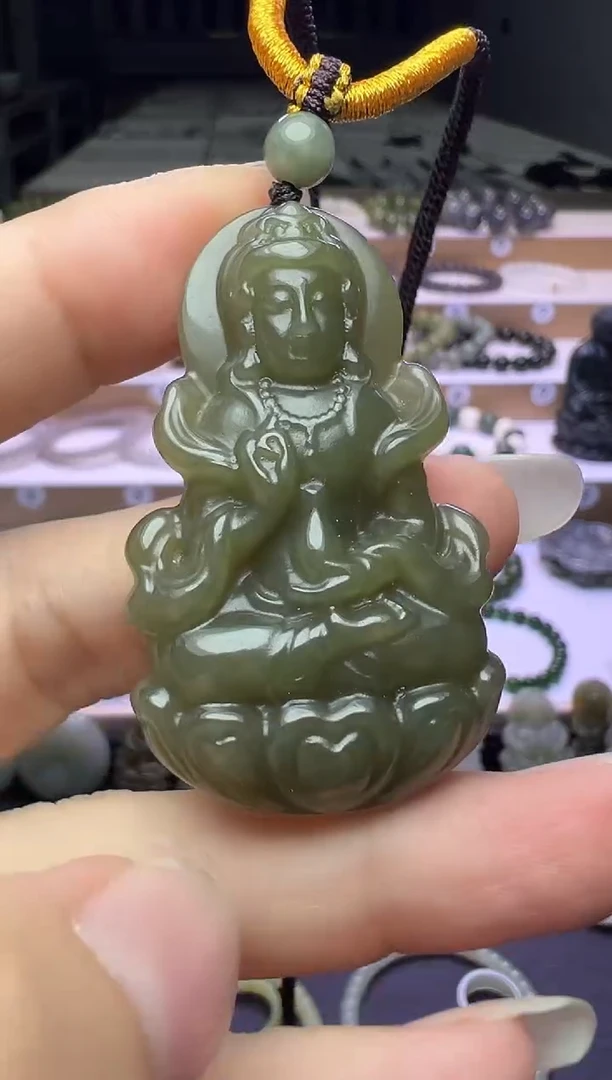 颈饰未镶嵌和田玉25号链接