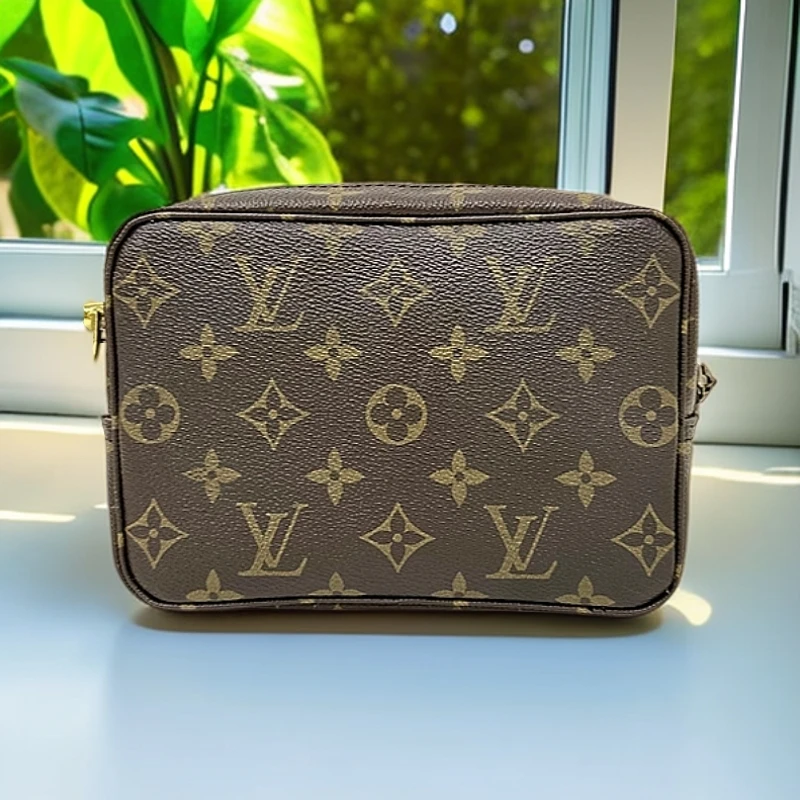 修复品LouisVuitton/路易威登中古老花18洗漱单肩斜跨包/久奢专属