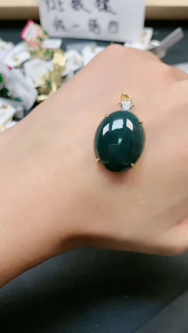 翡翠戒指银S925镶嵌11111111