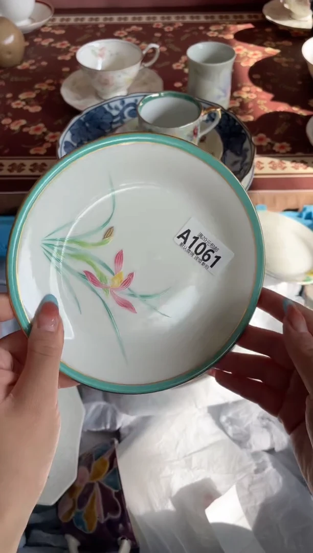 瓷片小*蹬瓷器瓷器A1061