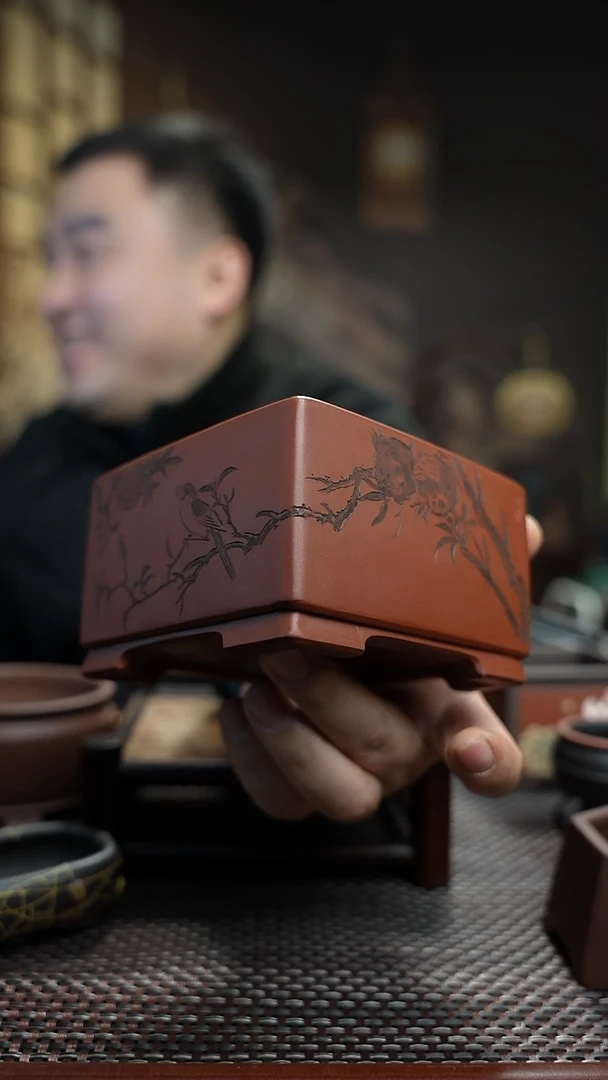 紫砂花盆金**畔長木軒精品紫砂