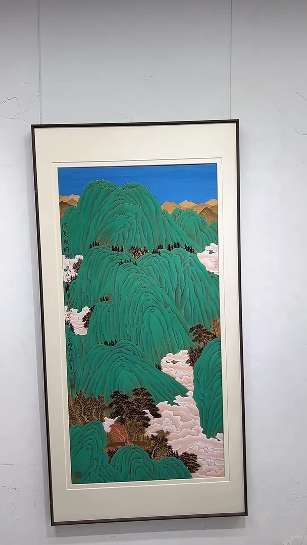 国画宋轲-8平尺-国画作品-青绿-12