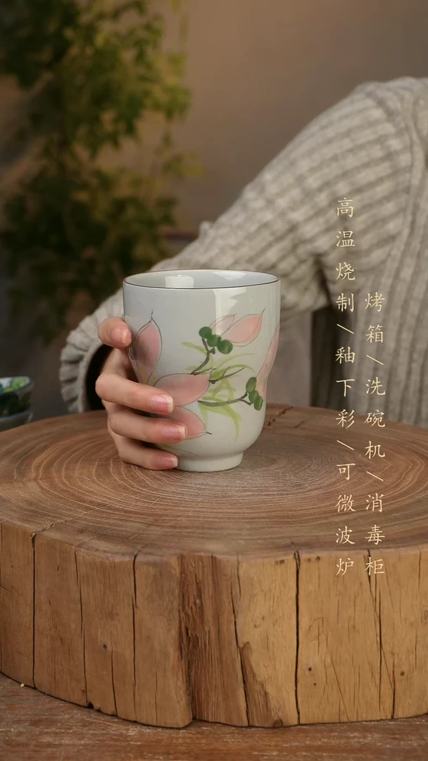 碗瓷景德镇手工手绘高温瓷釉下彩