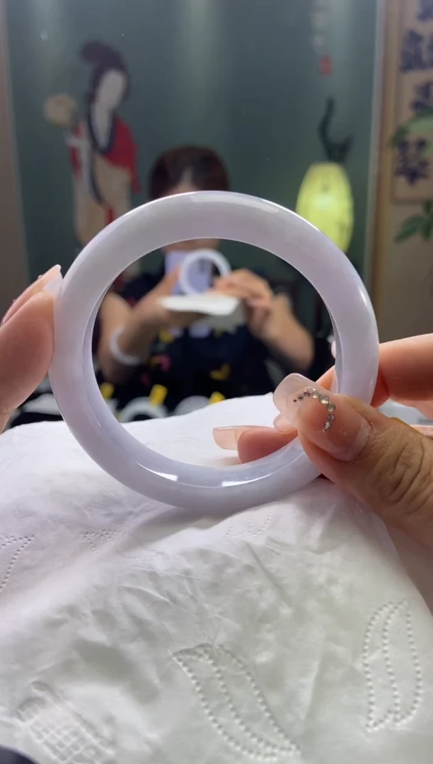 翡翠手镯未镶嵌圈口x58.3