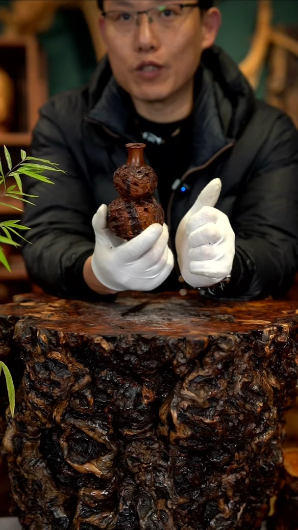 木雷击枣木盘龙葫芦