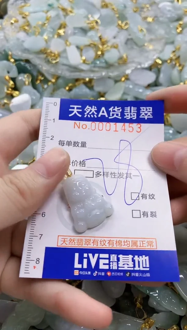 颈饰未镶嵌翡翠天然A货翡翠