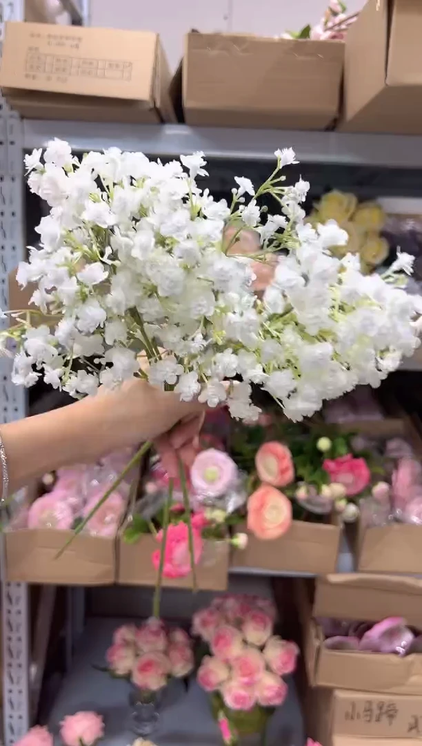 3枝白色满天星组